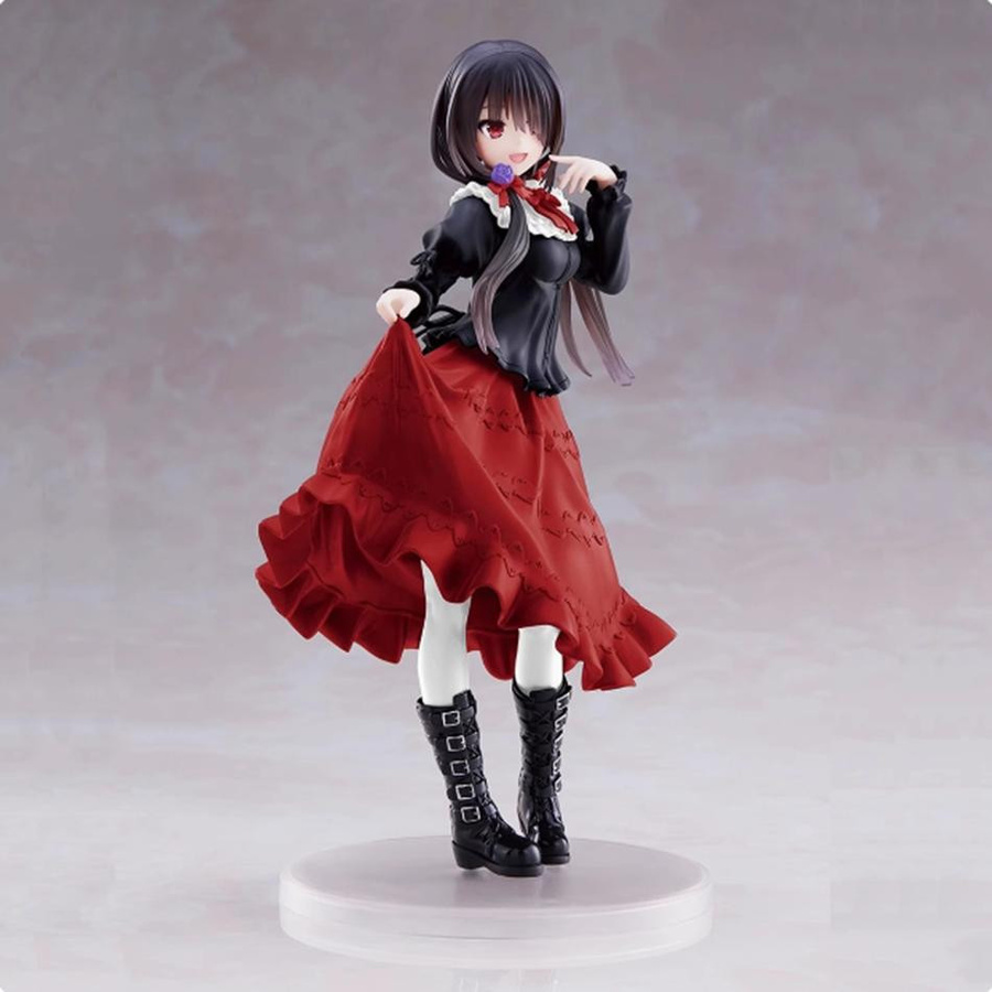 Fashnics Date A Live Kurumi Tokisaki Actionfigur Schwarzes Kleid PVC - Bild 3