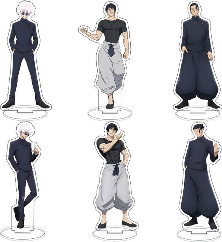 Bandai Jujutsu Kaisen Acryl-Standfigur Itadori Yuji und Satoru Gojo, mehrfarbig, Höhe: 15 cm - Bild 1
