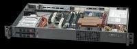 Supermicro SC510 T-203B Rack-Gehäuse 1U, Mikro-ATX, SATA/SAS, Hot-Swap, Schwarz - Bild 1