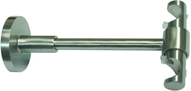 Gardinia Deckenträger Memphis Doppelträger in Silber Edelstahloptik - Bild 1