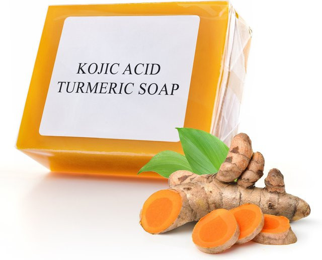 EUQEE Kojisäure-Kurkuma-Seife mit Vitamin C, Retinol, Kollagen, Körperpflege - Bild 1