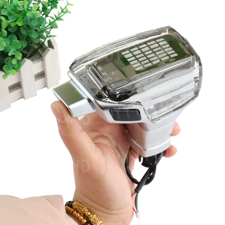 DEXINGTE Kristall-Schaltknauf mit LED-Beleuchtung für Audi, VW Passat, Golf, Tiguan, Skoda Octavia, CC, DSG-Schalthebel, transparent - Bild 5