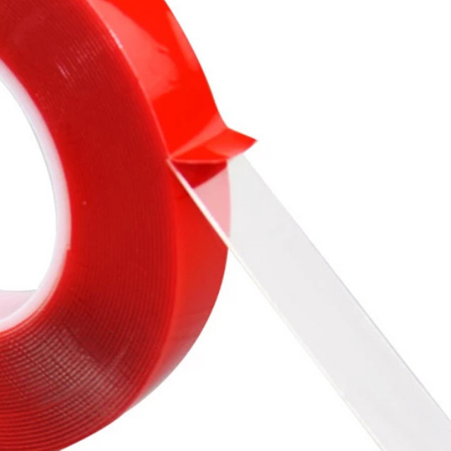 LXGSMBENTENG Transparentes doppelseitiges Silikon-Klebeband, 3 Meter Länge - Bild 1