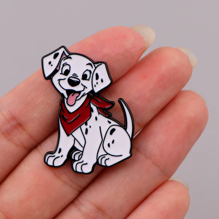 Disney Anstecknadeln Hunde-Emaille, Bunt, 4 Stück - Bild 2