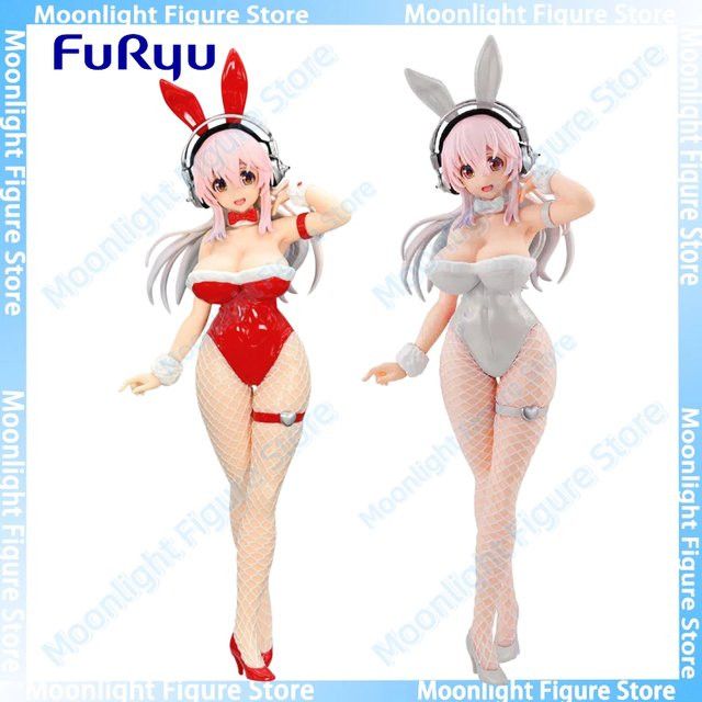 FuRyu BiCute Bunnies Super Sonico Bunny Girl Anime Action Figur in Rot - Bild 1