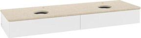 V&B Antao Waschtischunterschrank mit Beleuchtung, Weiß lackiert, B/T: 160 x 50 cm - Bild 1