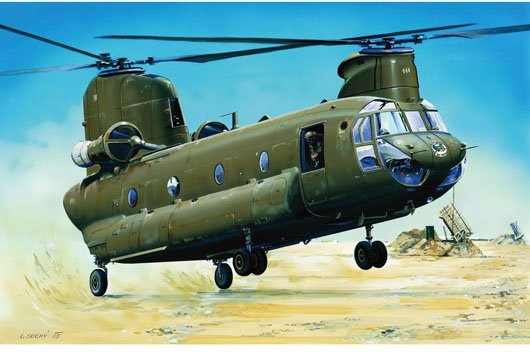 Trumpeter CH 47D Chinook, Fahrzeug, 1:72 - Bild 1