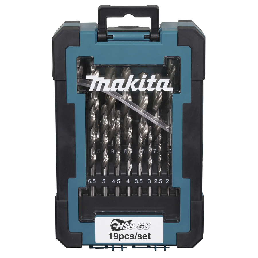 Makita HSS-GS Metall-Spiralbohrer-Set aus Stahl in Silber - Bild 3