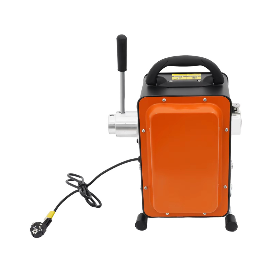 Bymaocar Elektrische Abflussreinigungsspirale in Orange mit 750W Leistung und 20m Spirale, 16mm Durchmesser - Bild 4