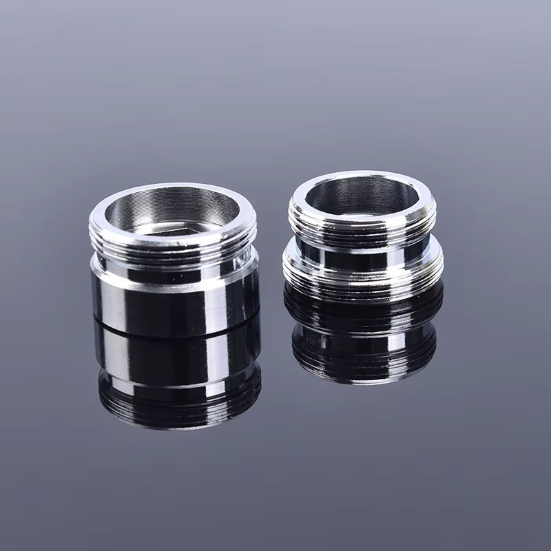Edelstahl Gewindeanschluss Wasserhahn Adapter M22 auf M20 in Silber - Bild 2