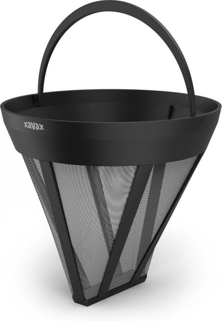XavaX Dauerfilter für Kaffeemaschinen Größe 4, Schwarz - Bild 1