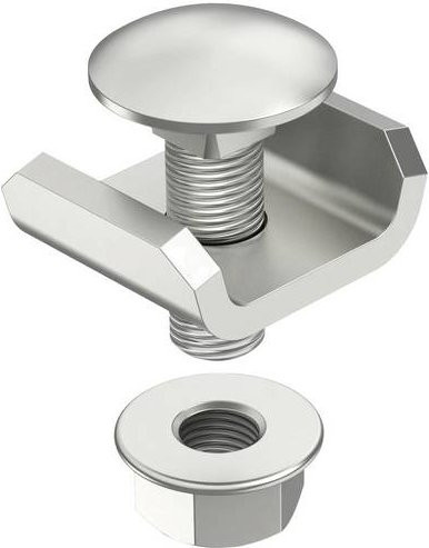 OBO Bettermann Verbindungselement aus Metall in Silber, 20 Stück - Bild 1