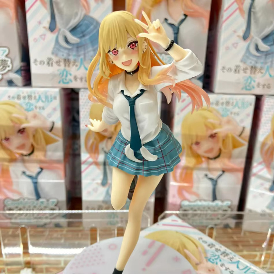 Bandai My Dress Up Darling Marin Kitakawa Uniform Anime Figur, PVC Modell - Bild 3