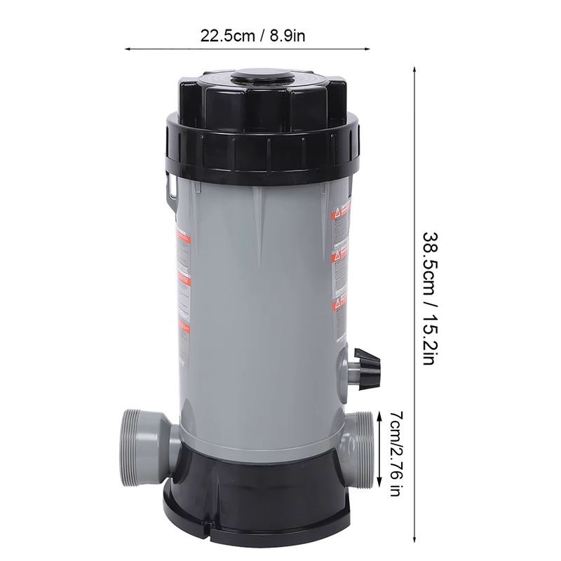 CL-200 Automatischer Chlorspender und Chlorinator zur Schwimmbad-Desinfektion in Grau - Bild 2