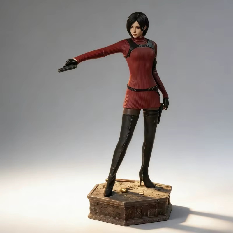 Bandai Resident Evil Ada Wong, PVC-Figur, Rotes Kleid - Bild 3