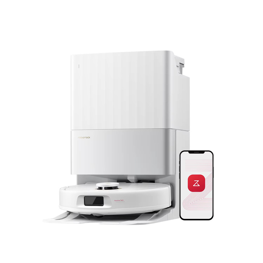 Roborock Qrevo S5V Saugroboter mit 12.000 Pa Saugleistung, Doppelte Anti-Verhedderungsbürste und anhebbaren Rotationsmopps mit Selbstreinigungsstation - Bild 8