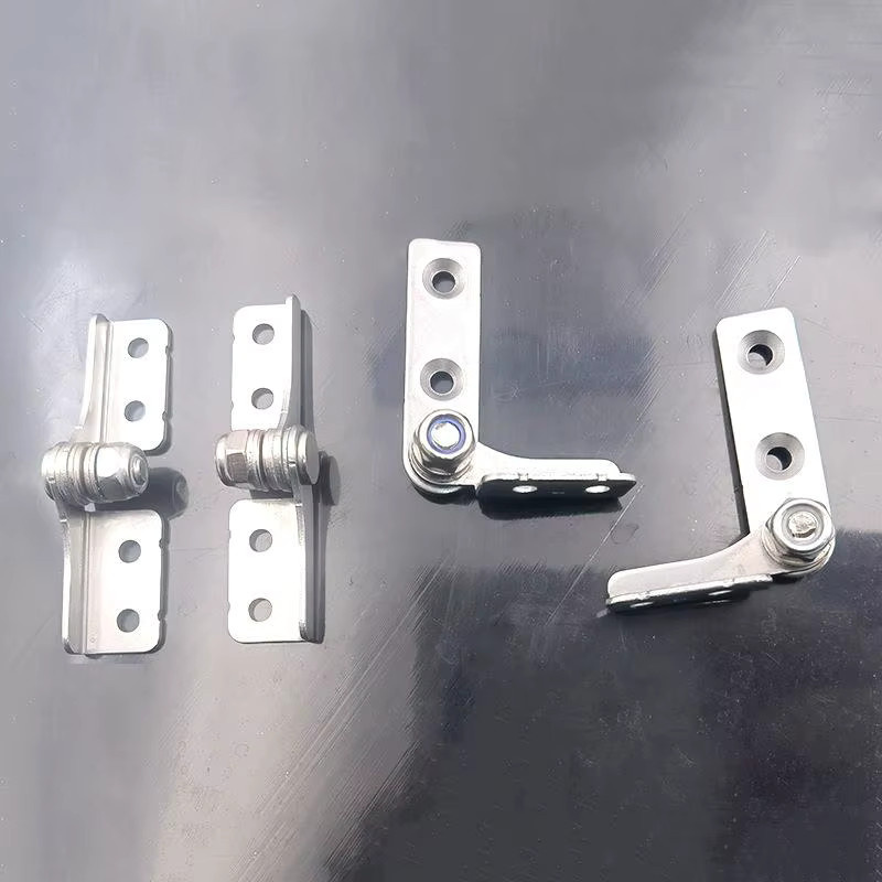 Einstellbares Dämpfungsscharnier aus 304 Edelstahl in Silber - Bild 2