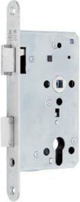 BKS Panik-Einsteckschloss Fluchttürschloss B-23200-44-L-8 Funktion B Rundstulp Edelstahl Silber B/T/H: 24 x 65 x 72 mm - Bild 1