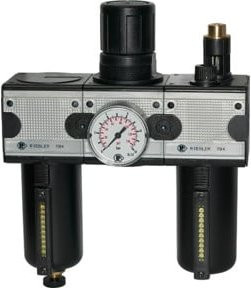Riegler Wartungseinheit multifix 3-teilig mit Metallbehälter in Silber, BG 1, G 1/4 - Bild 1