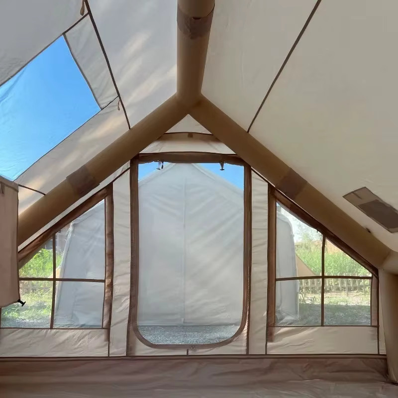 FULANG Campingzelt aus Oxford-Stoff, tragbares aufblasbares Zelt mit Schnellaufbau, wasserfest und sonnenschutzend für Outdoor-Aktivitäten - Bild 3