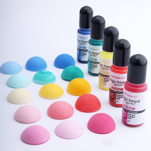 Multicolour Gips und Zement Pigmentpulver als Farbkonzentrat für DIY-Projekte mit 10 ml Füllmenge - Bild 1