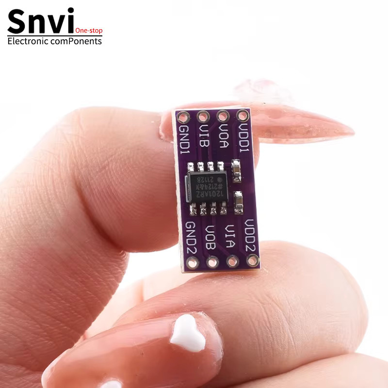 CJMCU Magnetisches Isolator-Board-Modul ADUM1201ARZ SOIC 8 mit SPI-Schnittstelle in Violett - Bild 2