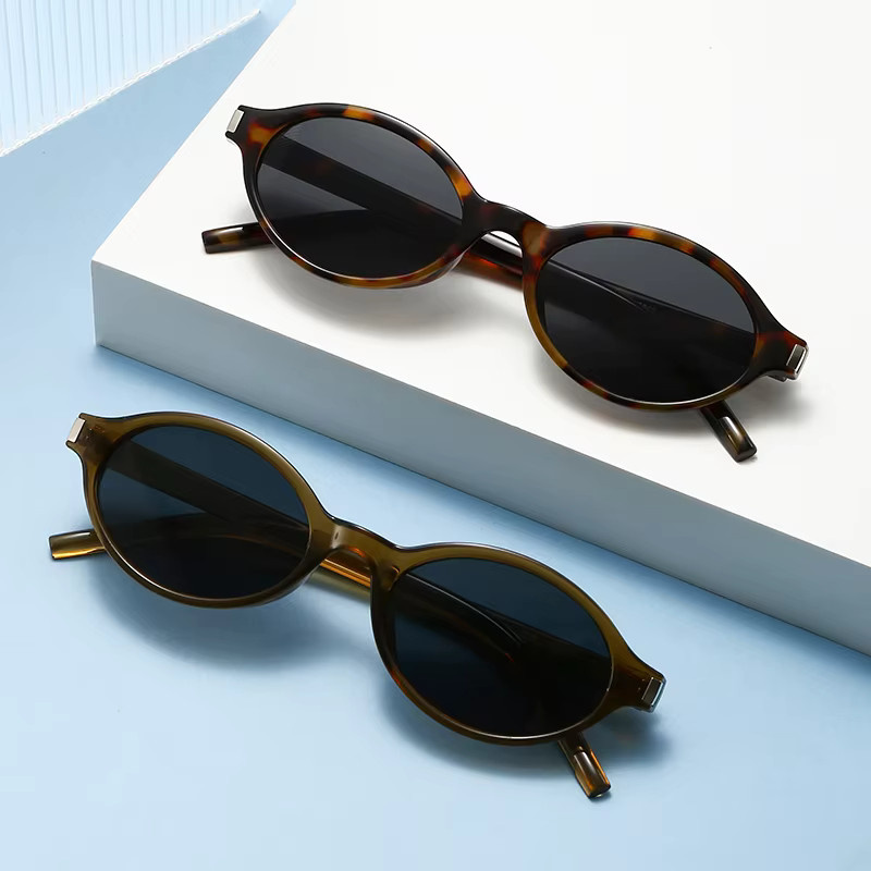 Sumory Sonnenbrille Oval, Vollrand, Kunststoff, Schwarz, Damen - Bild 4
