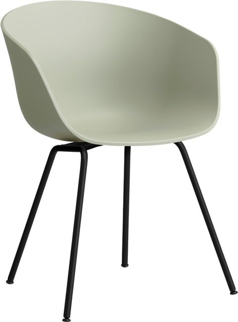 HAY About A Chair AAC 26 mit Armlehnen in Grün aus Polypropylen und Stahl mit mattem Finish - Bild 1
