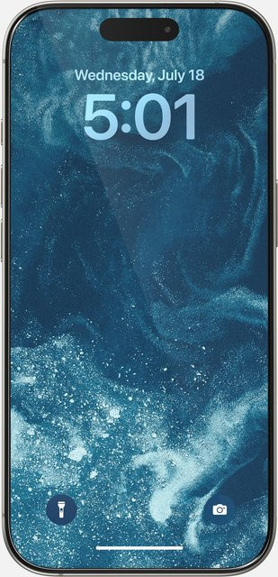 Nomad Displayschutzfolie für iPhone 16 Pro aus transparentem Aluminosilikatglas, 0,33 mm, kratzfest - Bild 1