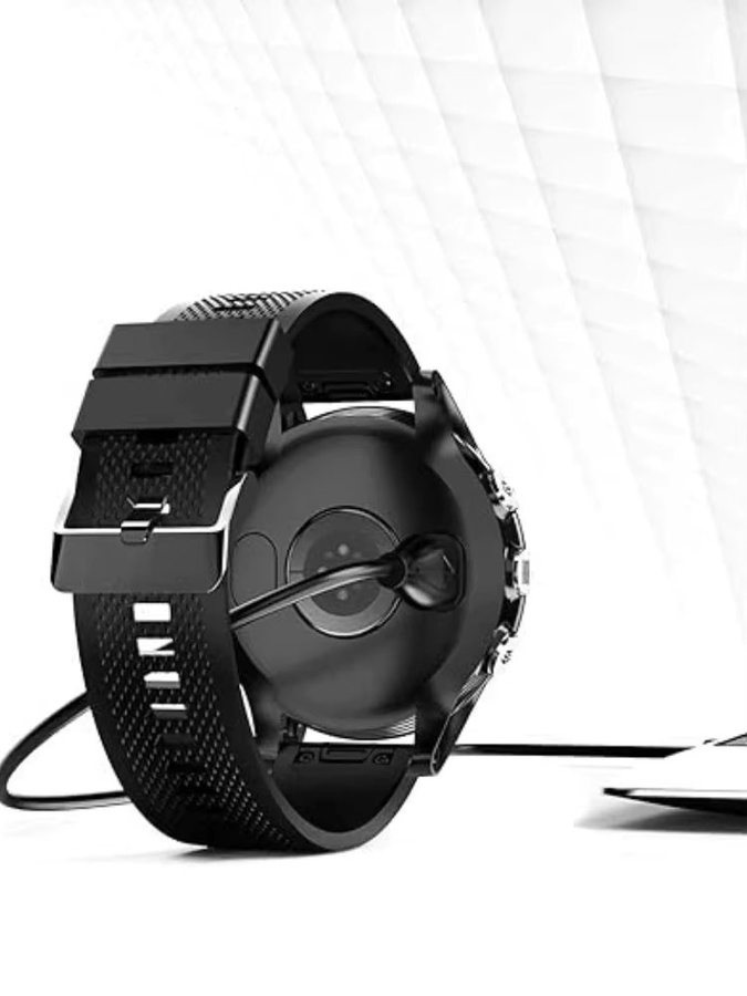 USB Smartwatch Ersatzladegerät in Schwarz passend für Garmin Approach S70 S60 S42 S40 S12 S10 G12 X10 und Instinct 2 2S 2X - Bild 7
