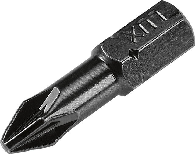 LUX-TOOLS Torsion Bit Comfort PZ2, 2 Stück, Schwarz - Bild 1