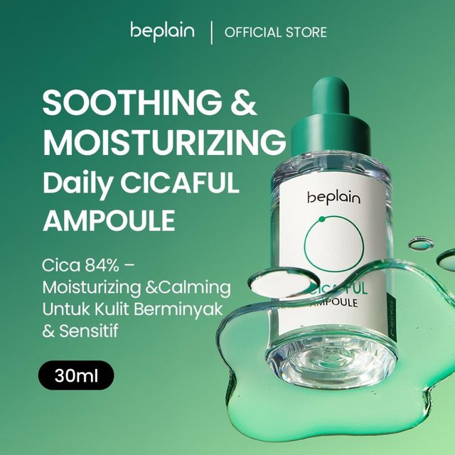 BEPLAIN Cicaful Ampulle Serum, 30 ml, mit Hyaluronsäure - Bild 1