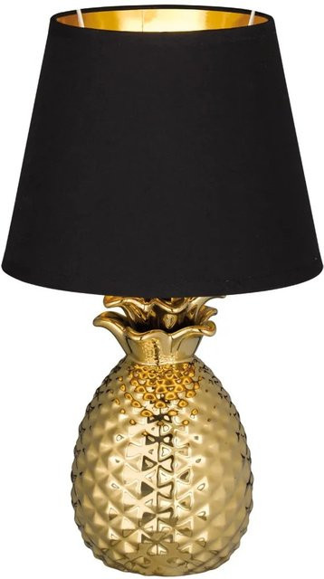 Tischleuchte Reality by Trio Pineapple in Gold mit Ananas-Optik, H x B x T: 35 x 20 x 20 cm - Bild 1