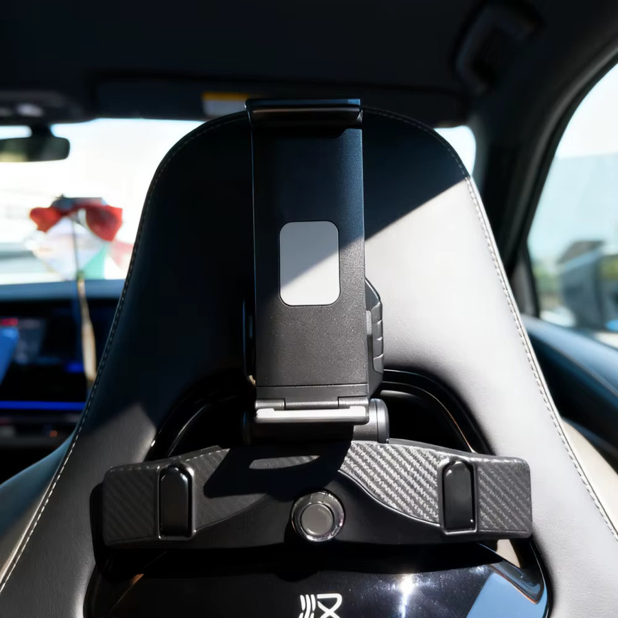 Auto-Rücksitz-Handyhalterung und Tablet-Halterung in Schwarz für BYD Seal U, Atto 3, Sealion 6, Polestar 4, LYNK&CO 01, Jetour Dashing und Zeekr 001/001FR - Bild 3