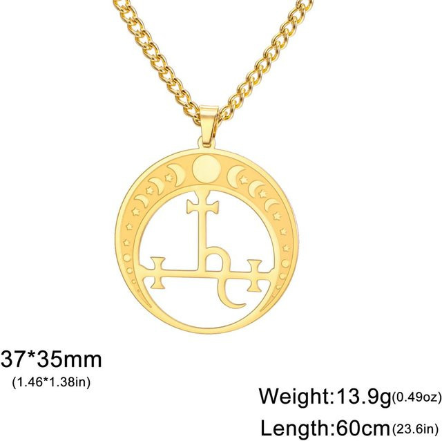 TuiYing Halskette Edelstahl, Silber, Unisex - Bild 1