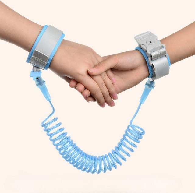 Anti-Verlust-Sicherheitsgurt für Kleinkinder und Babys mit 2 Meter langem Traktionsseil in Blau - Bild 1