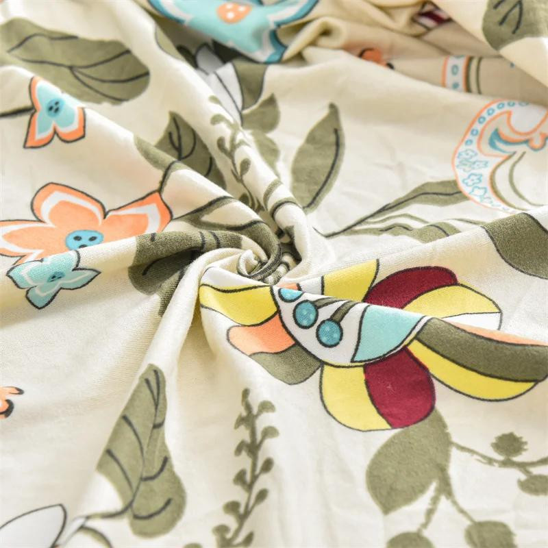 Ohrensesselbezug mit Blumen-Print von Household supplies MH, abnehmbarer Stretch-Spandex Sesselbezug in Multicolour aus Polyester und Elasthan - Bild 3