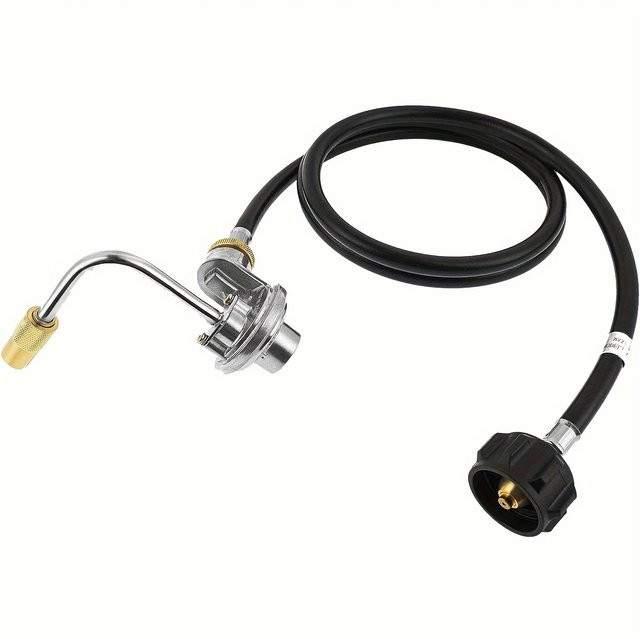 Char-Broil Propan-Adapter-Schlauch mit Gasregler als Ersatz für Blackstone 17 Zoll und 22 Zoll Tischgrillplatten sowie CharBroil 19952, Länge: 183 cm - Bild 1