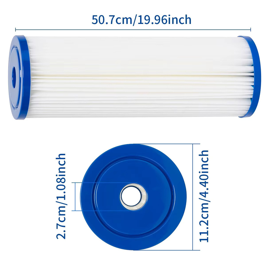 PPL20BB Sedimentations-Faltfilter für das ganze Haus in Weiß, kompatibel mit ECP5-BB, AP810-2, HDC3001, SPC-45-1005, CP5-BB, ECP1-20BB, S1-20BB und R3 - Bild 3