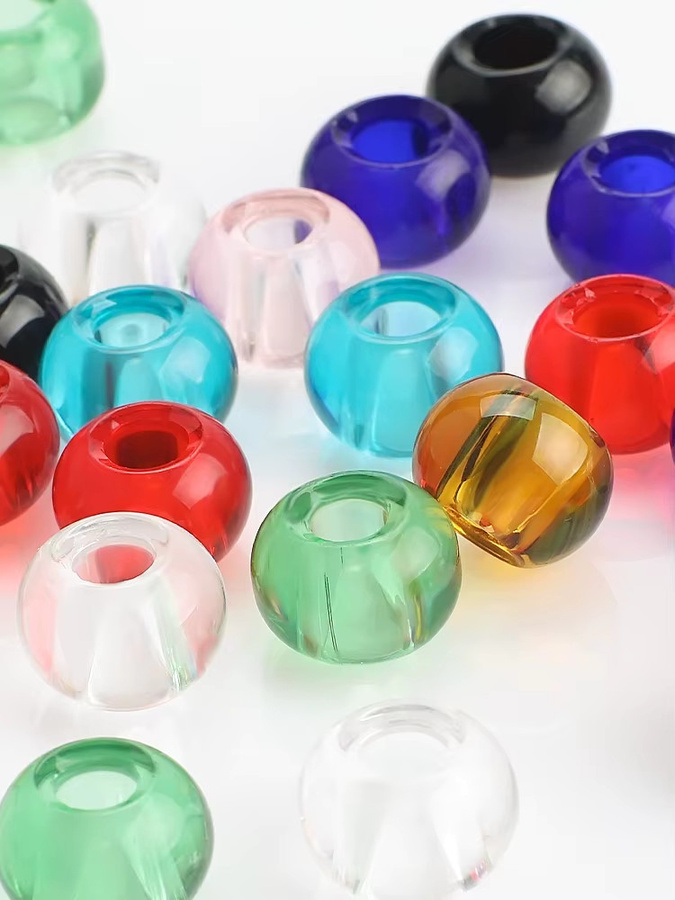 ZHUBI Glasperlen, Bunt, 9x14mm, Unisex - Bild 5