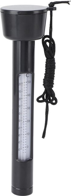 Schwimmendes Pool-Thermometer von mfySpace in Schwarz für Wassertemperatur in Pool, Spa und Außenbereichen - Bild 1
