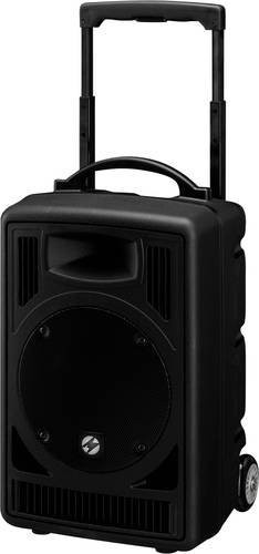 Monacor TXA-822CD Transportables Verstärkersystem in Schwarz mit Bluetooth, USB-C und 3,5 mm Jack - Bild 1