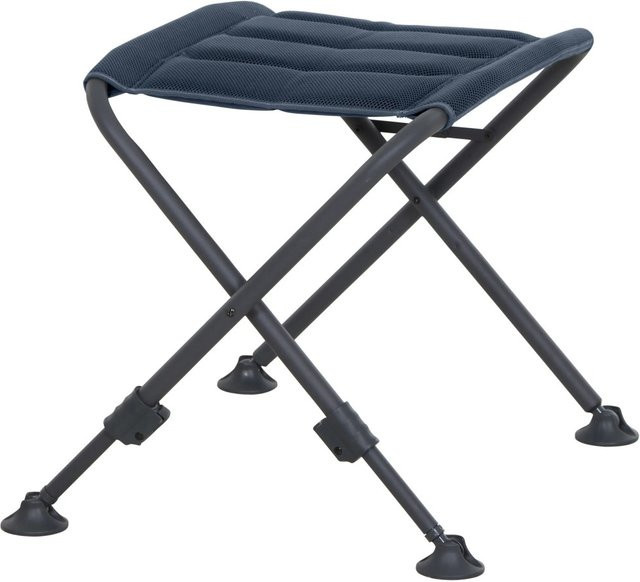 Siena Garden Fußteil Premium Dunkelblau aus Aluminium mit 2D Mesh, B/T/H: 47 x 66 x 52 cm - Bild 1