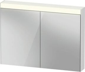 Duravit Spiegelschrank Best Version mit LED-Beleuchtung und Steckdose, Weiß, B/T/H: 101 x 14,8 x 76 cm - Bild 1