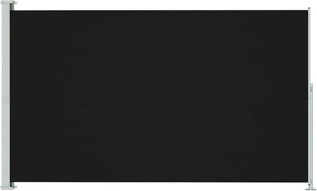 Furnicato Seitenmarkise ausziehbar aus Polyester in Schwarz, B/H: 300 x 220 cm - Bild 1