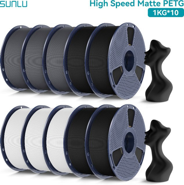 SUNLU Matt-PETG-Filament für FDM 3D-Drucker, 1,75 mm, Pink, 1 kg Spule - Bild 1