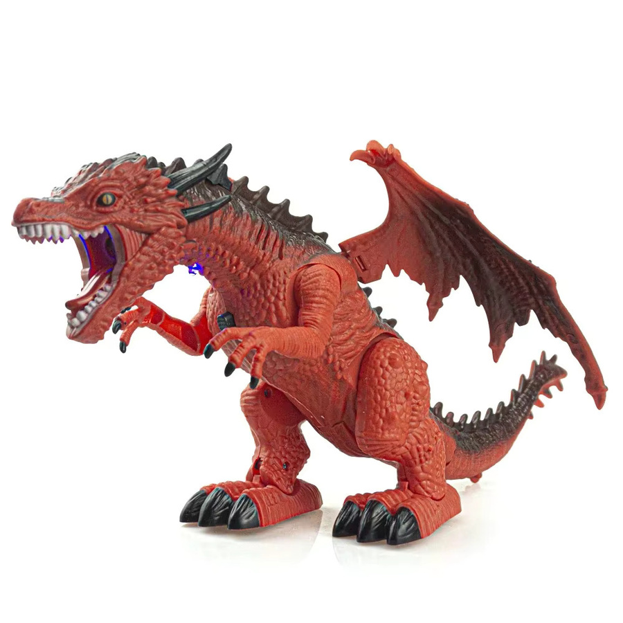 CONUSEA Dinosaurier, ferngesteuertes Dino-Drachen-Spielzeug, mit Geräuschen, Lichtern, Sprühfunktion - Bild 5