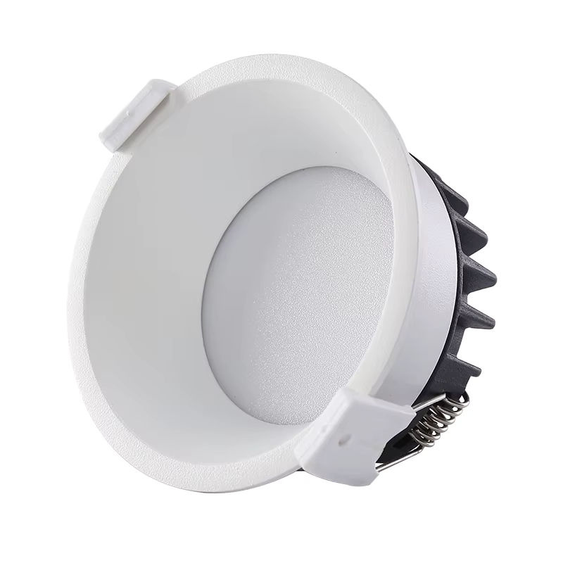 Khelse LED Einbau Deckenleuchte dimmbar, runde COB Downlight Spotbeleuchtung in Weiß für Wohnzimmer und Schlafzimmer - Bild 5