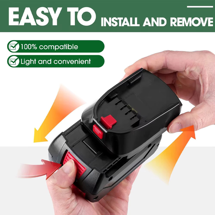 GiFi Power Adapter für Bosch 18V GBA Batterien zur Nutzung mit 18V Li-Ion BAT618 Akkus - Bild 4