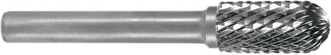 Exact 72276 Frässtift Hartmetall Kugel in Silber, Länge: 65 mm, Schaftdurchmesser: 6 mm - Bild 1